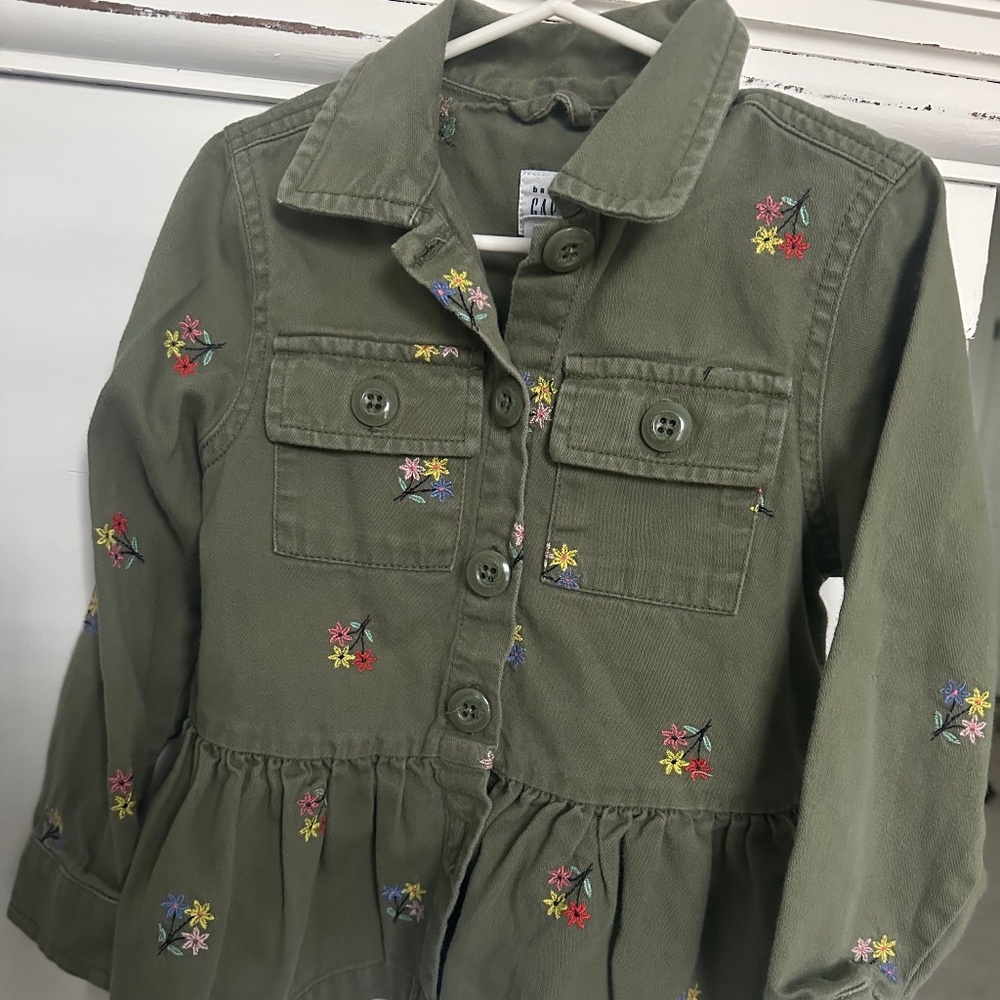Gap girls peplum jacket 4t